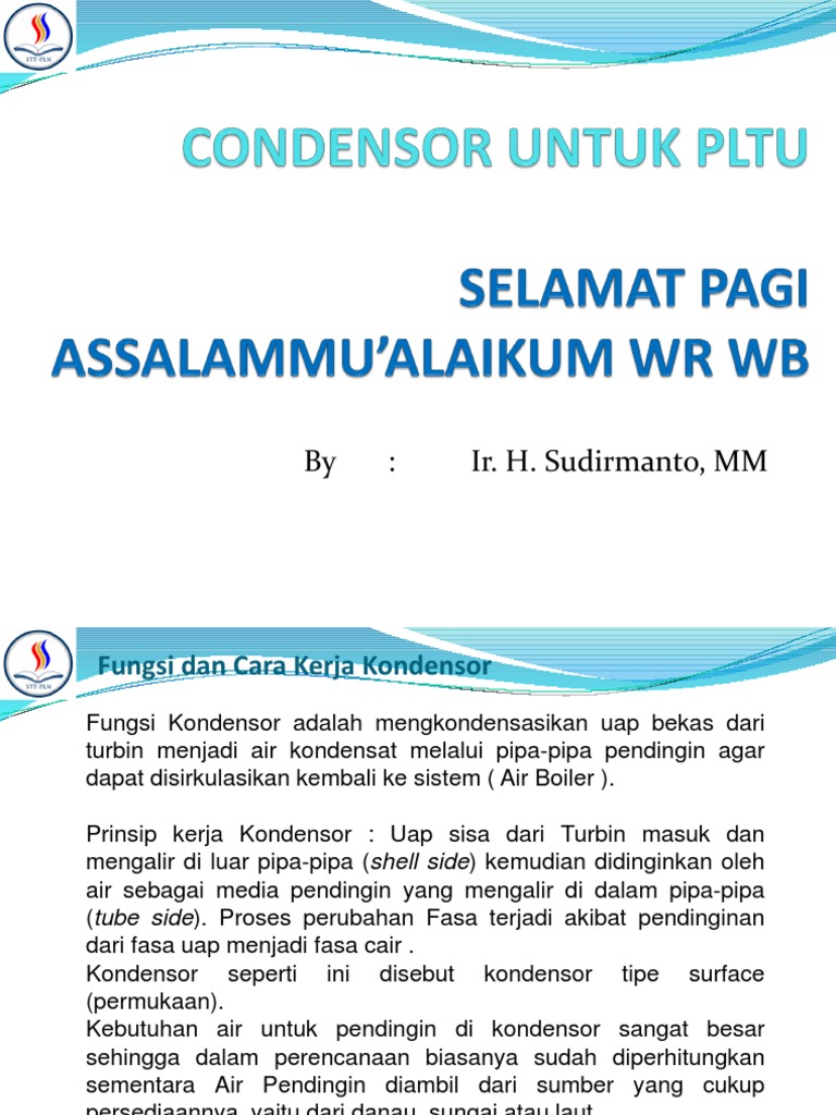 Condensor Untuk Pltu | PDF