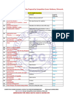 WBCS - 2019 Preliminary Answer Key Prepared by Competitive Career Guidance, Chinsurah, Hooghly