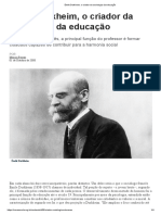 Émile Durkheim - Biografia