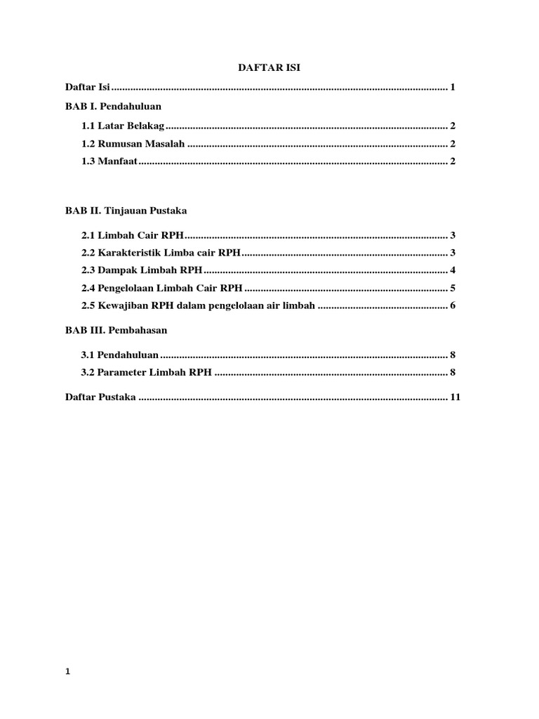 Limbah RPH | PDF