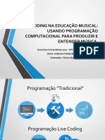 Live Coding Na Educação Musical