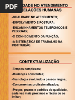 Qualidade No Atendimento e Relacoes Humanas