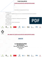 Plan Evaluativo Diplomado Agroexportacion