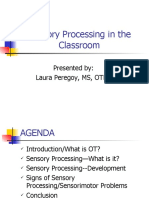 Sensory Processing in The Classroom Sped
