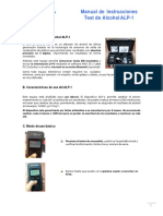 Manual Instrucciones ALP 1 Usuario