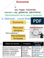 Sem01-Def, Etim, Obj-Fin-Met, Pensamiento Economico, DIv Econ, Prob Econ, Sist Econ