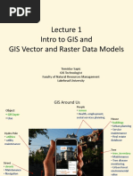 Intro To GIS and GIS Vector and Raster Data Models