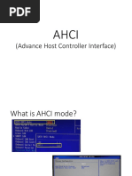 Advance Host Controller Interface