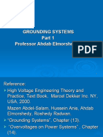 Grounding Systems Professor Ahdab Elmorshedy