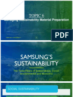 Topic 6: Managing Sustainability Material Preparation