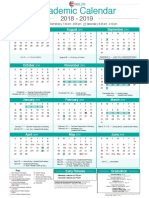 Academic Calendar: July August September