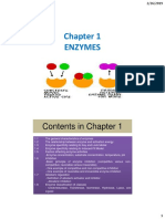 Enzymes: Contents in Chapter 1