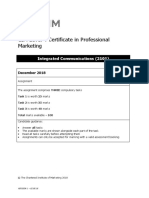 Exam - Assignment - L4 IC - Dec 2018