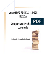 Guía para Una Investigación Documental PDF