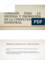 Comisión Para La Defensa y Promoción de La Competencia Honduras