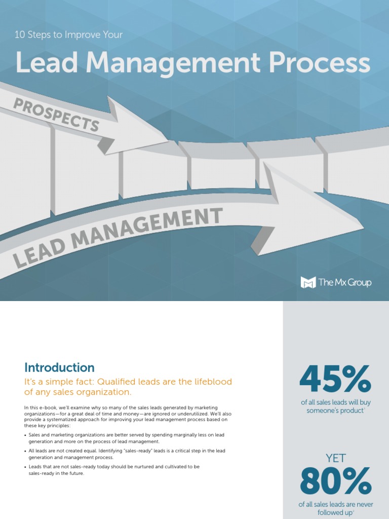 10 Steps To Improve Lead Management Process PDF | PDF | Sales | Direct ...