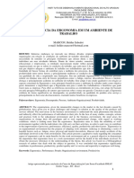 A Importância Da Ergonomia em Um Ambiente de Trabalho