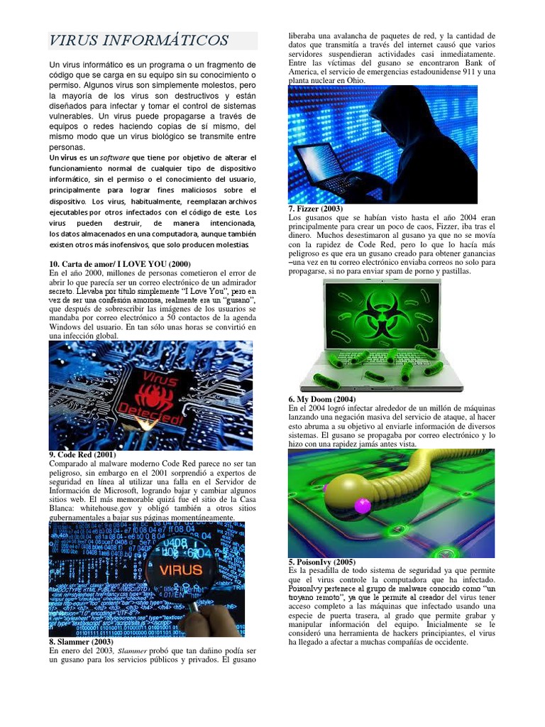 Virus Informaticos Virus De Computadora Malware