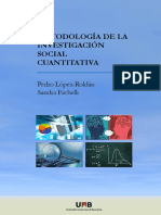 Metodología de La Investigación Social Cuantitativa