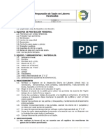 PETS-MIN-30 Preparación de Tapon en Labores Paralizadas V1