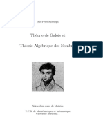 Theorie de Galois Et Theorie Algebrique Des Nombres-V1.1.1.1