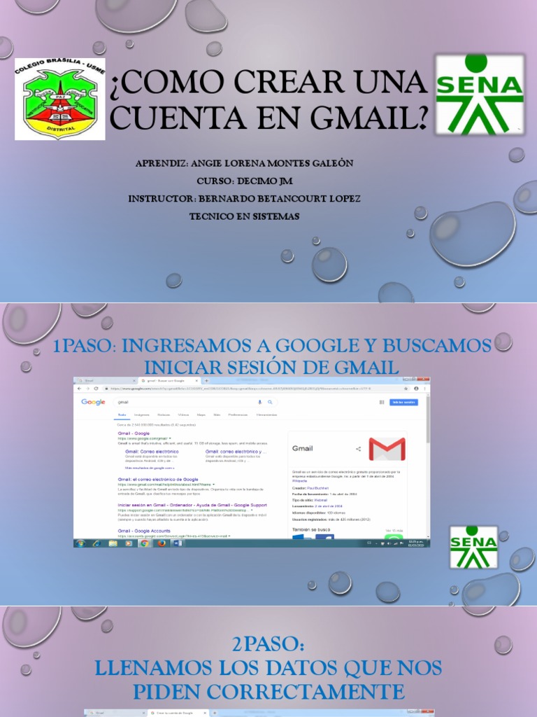 Como Crear Una Cuenta en GmaillLLgfg | PDF | Alan Turing | Gmail