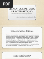 Interpretação de textos jurídicos