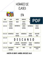 Horario 1°a