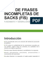 Test de Frases Incompletas de Sacks - Fis