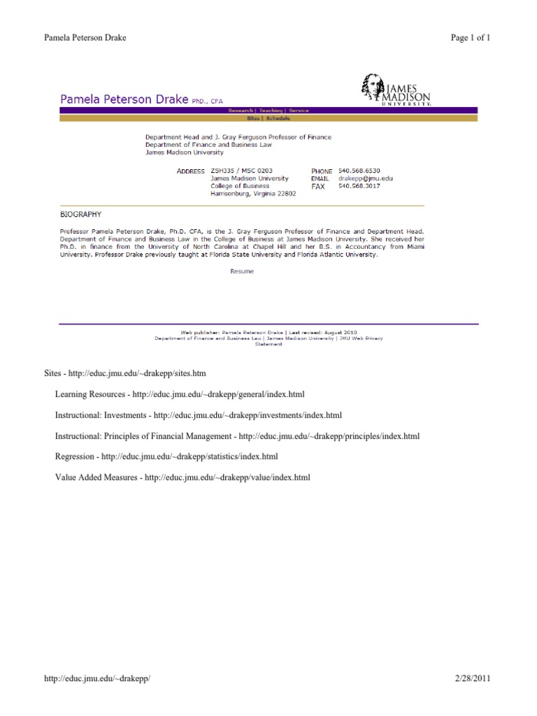 Pamela Peterson Drake Investments And Financial Managment Resources Time Value Of Money Valuation Finance