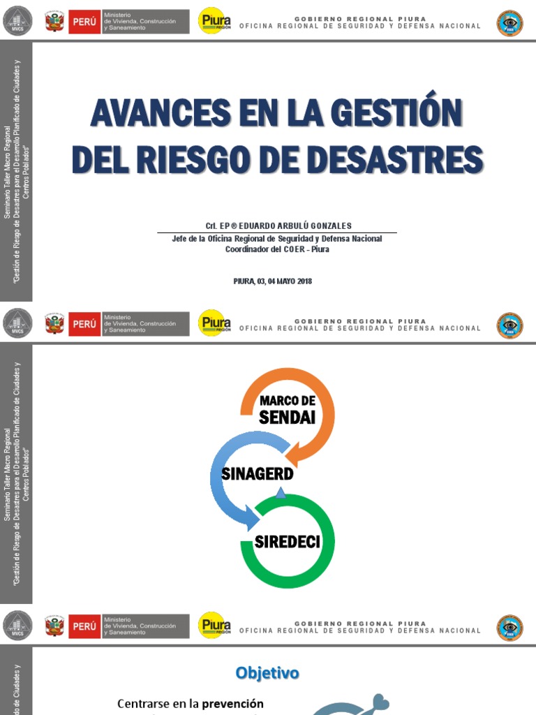 Avances en La Gestión Del Riesgo de Desastres | PDF | Meteorología ...