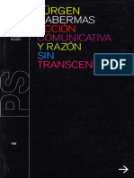 Acción Comunicativa y Razón Sin Trascendencia PDF