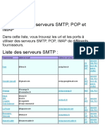 L Es Principaux Serveurs SMTP