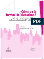 Libro Cómo Va La Formación Ciudadana PDF