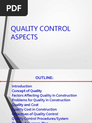 Quality Control