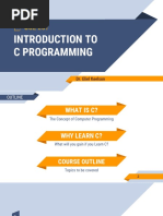 Introduction To C Programming: Dr. Eliel Keelson