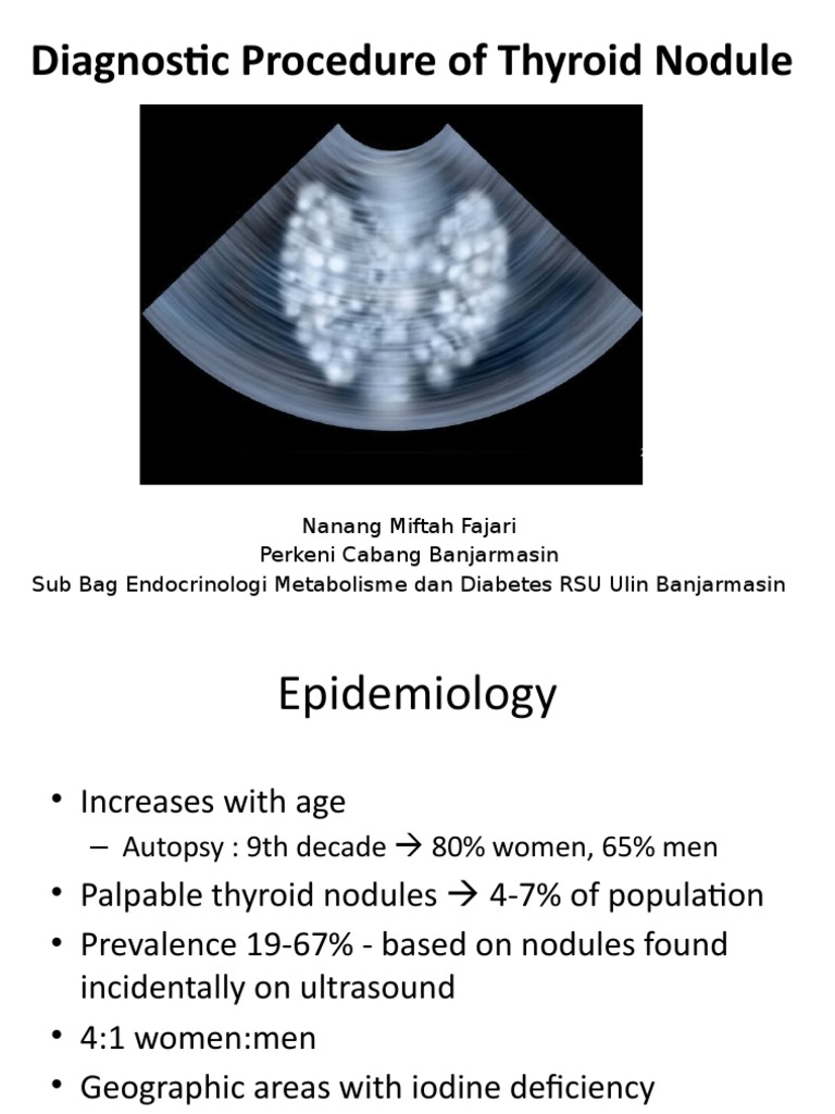 Thyroid Nodule Diagnosis and Management | PDF | Thyroid | Endocrine