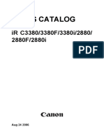 Parts Catalog: Ir C3380/3380F/3380i/2880/ 2880f/2880i