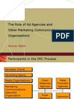 IMC - Role of Ad Agency