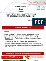 Asuhan 4.0 Serta Peran Dan Manfaat Sirsak Bagi Rs Dan Akreditasi