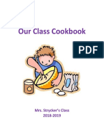 our class cookbook 2019