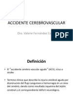 VIII. (1) Accidente Cerebrovascular