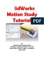 SolidWorks Motion Analysis