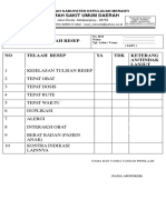 Form Telaah Resep