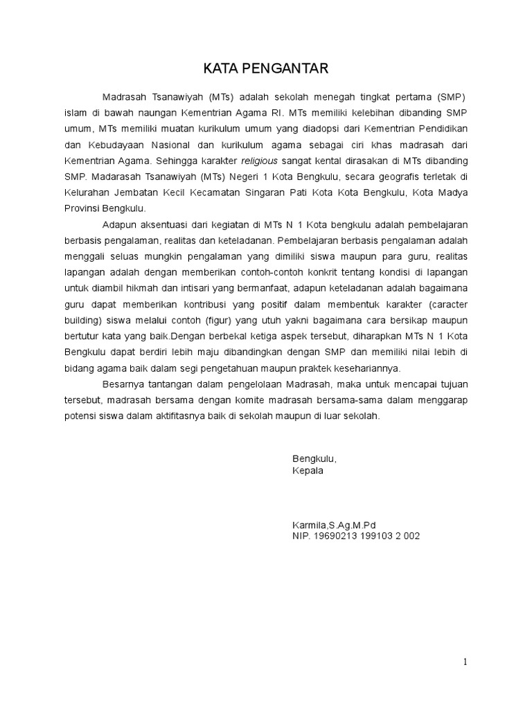 Profil Madrasah Docx