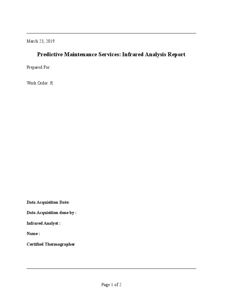 Ir Report | PDF | Infrared | Science