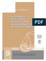 9 – La mediación en el sistema de justicia penal – Justicia restaurativa en México y España - Serie juicios orales – Núm 9 – Ivonne Noemí Díaz Madrigal.pdf
