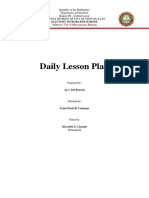 Daily Lesson Plan: Saluysoy Integrated School