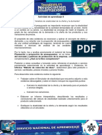 Evidencia 1: Informe "Análisis de Elasticidad de La Oferta y La Demanda"