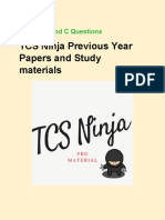 Pro TCS Ninja Technical Paid Paper PDF